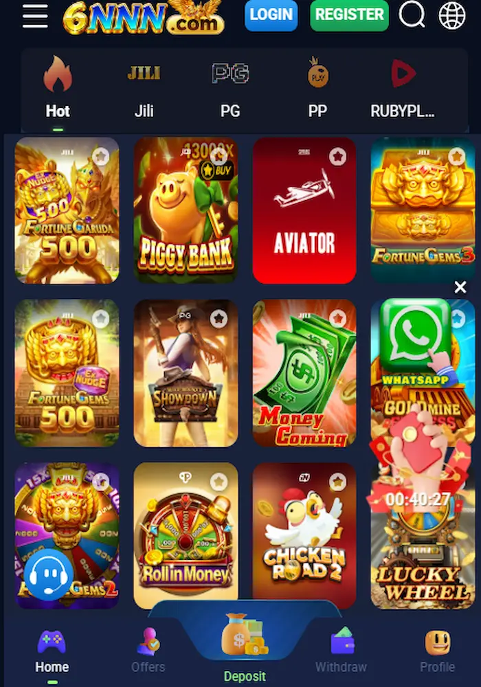 6nnn game available games screenshot